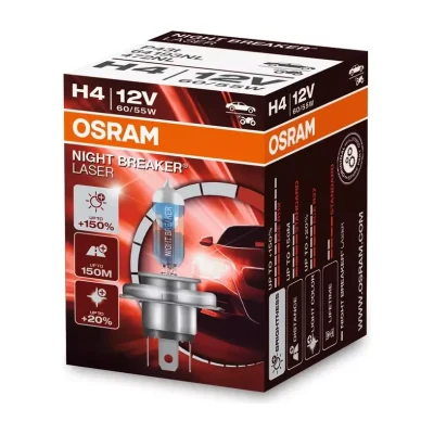 Лампы H4 Osram Night Breaker Laser 12 В 60/55 Вт, 2 шт.