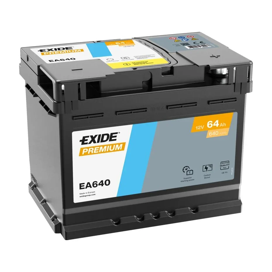 Аккумулятор Exide Premium EA640 64 Ач, 640 А