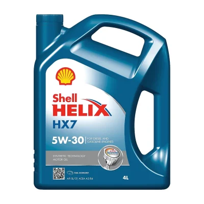 Масло моторное Shell Helix HX7 5W-30, 4 л