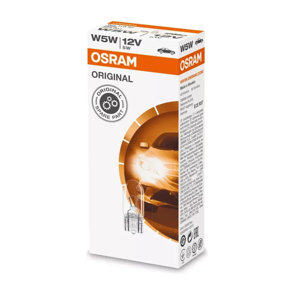 Лампы W5W Osram Original Line, 10 шт.